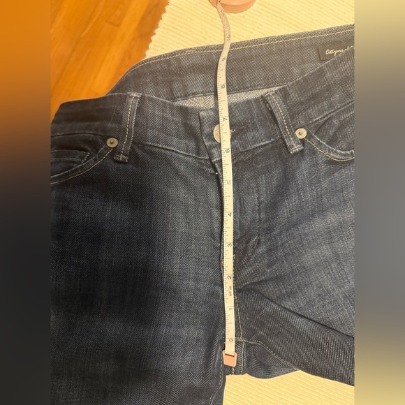 Citizens Of Humanity Blue Flare Wide Leg Jeans - Picture 5 of 12